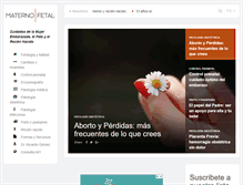 Tablet Screenshot of maternofetal.net